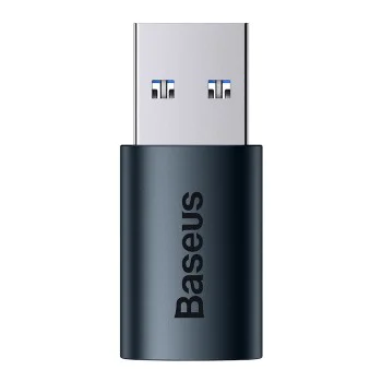 USB 3.1 мъжки към женски адаптер тип C - серия Baseus Ingenuity (ZJJJQ000103) - син