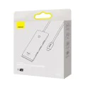 USB-C към 4x USB 3.0 хъб, тип-C, 1 м - серия Baseus Lite (WKQQX030401) - черен