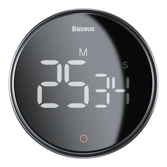 Универсален хронометър - Baseus (FMDS000013) - Тъмно сив