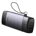 USB четец на карти, Type-C 3.0 към MicroSD, SD - Baseus Lite Series (WKQQX060113) - сив