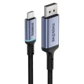 Baseus - Адаптер High Definition Series (B0063370D111-00) - Type-C към DisplayPort 8K, 1.5 м - Черен