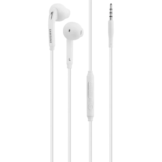 Слушалки с кабел, жак 3,5 мм, за поставяне в ушите - Samsung (EO-EG920BW) - бели