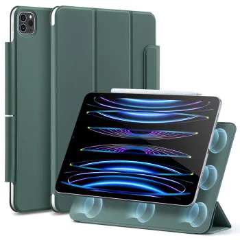 Калъф за iPad Pro 11 (2018 / 2020 / 2021 / 2022) - ESR Rebound Magnetic - Forest Green