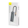 Hub Type-C към 3 x USB 3.0, RJ45 - Baseus UltraJoy Series (B0005280A813-00) - Space Gray