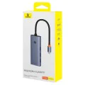 Хъб Type-C към HDMI, 3 x USB, Type-C, SD, TF, 4K@60Hz - Baseus UltraJoy (B00052803811-00)