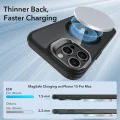 Калъф за iPhone 15 Pro Max - ESR Classic Classic Hybrid HaloLock HaloLock Kickstand - Clear Black