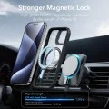 Калъф за iPhone 15 Pro Max - ESR Classic Classic Hybrid HaloLock HaloLock Kickstand - Clear Black