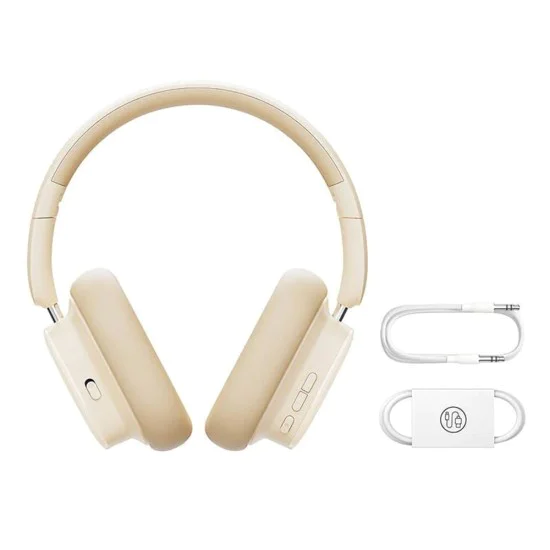 Безжични слушалки - Baseus Bowie H1i (A0005050402223-00) - Stellar White