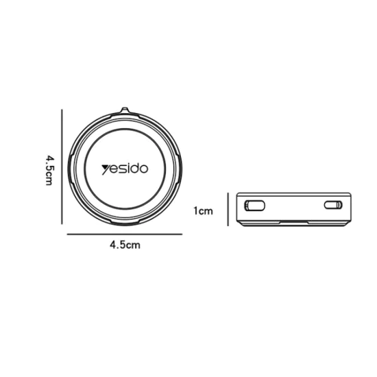 Безжично зарядно устройство за iWatch, 2,5 W - Yesido (DS18) - черно