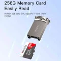USB към TF четец на карти, 480Mbps - Baseus (GS20) - сив