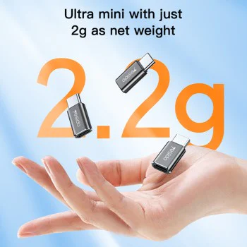 Адаптер Type-C към Lightning с OTG функция - Yesido (GS22) - Сив
