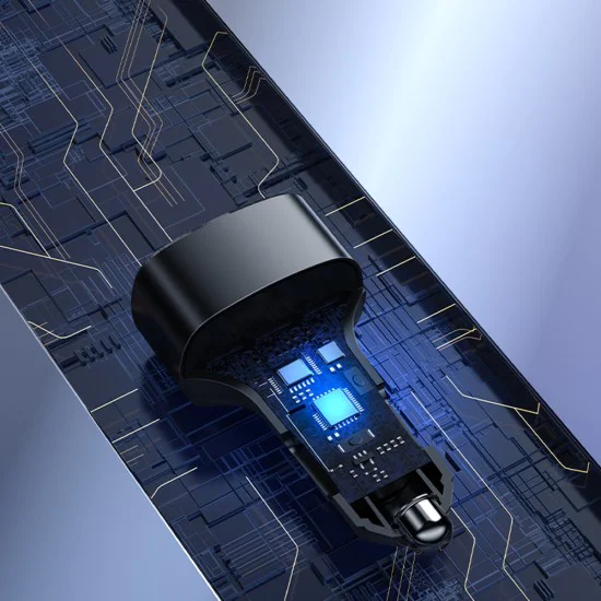 Двойно USB зарядно, Type-C, 49W - Yesido (Y47) - Черно