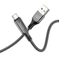 USB кабел към Type-C, 5A, 1.2 м - Hoco Extreme (S51) - Черен
