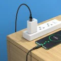 USB кабел към Type-C, 5A, 1.2 м - Hoco Extreme (S51) - Черен