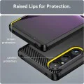 Калъф за Sony Xperia 1 V - Carbon Silicone - Черен