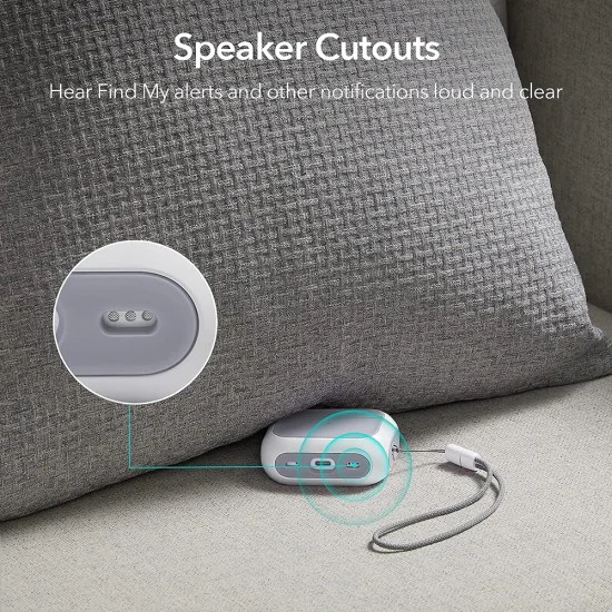 Калъф за Apple AirPods Pro 1/2 - ESR Orbit Hybrid HaloLock - Бял