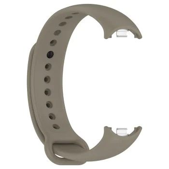 Каишка за Xiaomi Mi Band 8 / 8 NFC / 9 / 9 NFC - Каишка за часовник (W014) - Резервна сива
