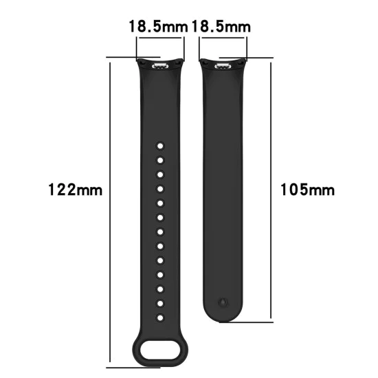 Каишка за Xiaomi Mi Band 8 / 8 NFC / 9 / 9 NFC - Каишка за часовник (W014) - Бяла
