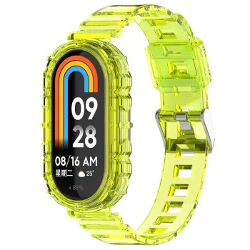 Каишка за Xiaomi Mi Band 8 / 8 NFC - Каишка за часовник (W017) - Жълта