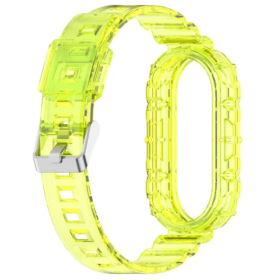 Каишка за Xiaomi Mi Band 8 / 8 NFC - Каишка за часовник (W017) - Жълта