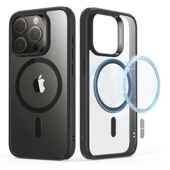 Калъф за iPhone 15 Pro Max - ESR Classic Classic Hybrid HaloLock - Clear Dark Dark Blue