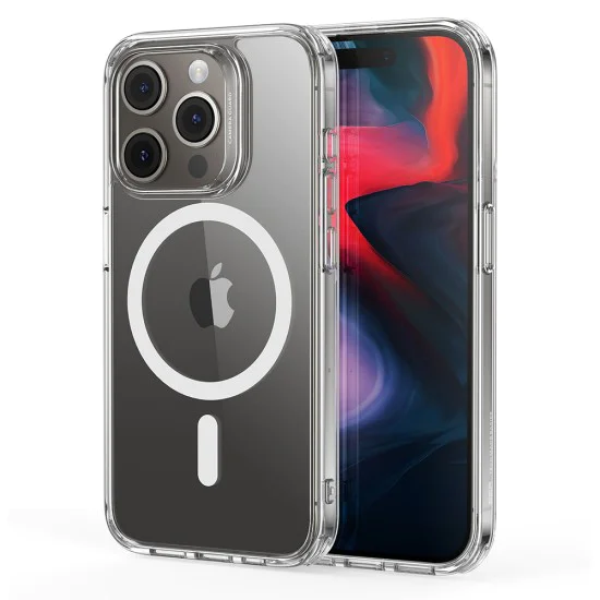 Калъф за iPhone 15 Pro Max - ESR Classic Classic Hybrid HaloLock - Clear