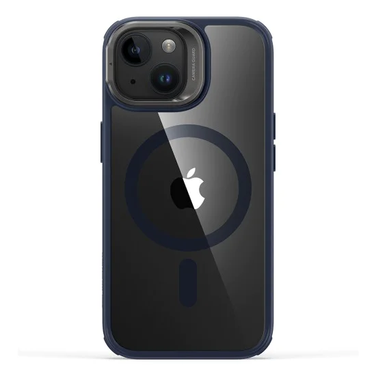 Калъф за iPhone 15 Plus - ESR Classic Hybrid Classic HaloLock HaloLock Kickstand - Clear Dark Blue