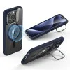 Калъф за iPhone 15 Pro - ESR Classic Hybrid Classic HaloLock HaloLock Kickstand - Clear Dark Blue