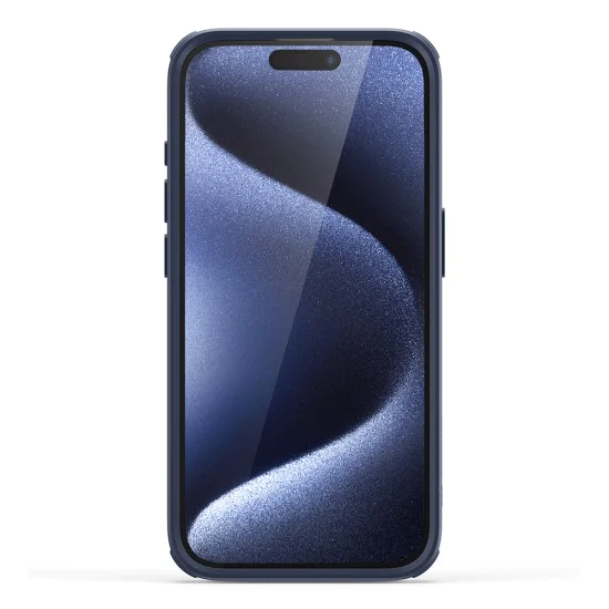 Калъф за iPhone 15 Pro - ESR Classic Hybrid Classic HaloLock HaloLock Kickstand - Clear Dark Blue