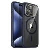 Калъф за iPhone 15 Pro - ESR Classic Hybrid Classic HaloLock HaloLock Kickstand - Clear Dark Blue