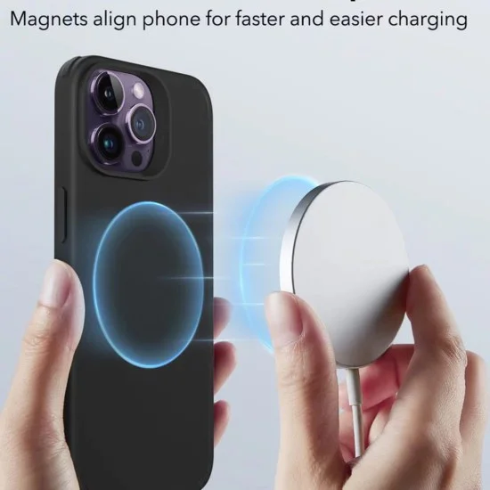 Калъф за iPhone 14 Pro Max - ESR Classic Classic Hybrid HaloLock - черен