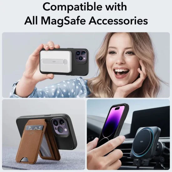 Калъф за iPhone 14 Pro Max - ESR Classic Classic Hybrid HaloLock - черен