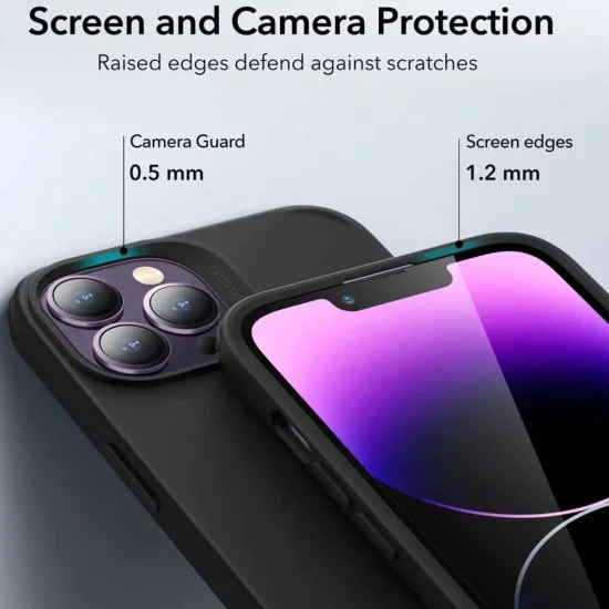 Калъф за iPhone 14 Pro Max - ESR Classic Classic Hybrid HaloLock - черен