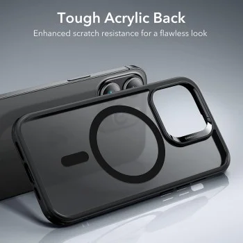 Калъф за iPhone 14 Pro Max - ESR Classic Classic Hybrid HaloLock - Frosted Black