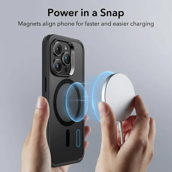 Калъф за iPhone 14 Pro - ESR Classic Hybrid HaloLock - Frosted Black