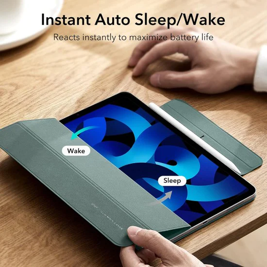 Калъф за iPad Pro 11 2018 / iPad Air 4 / 5 / 11 (2020/2022/2024) - ESR Rebound Magnetic - Forest Green