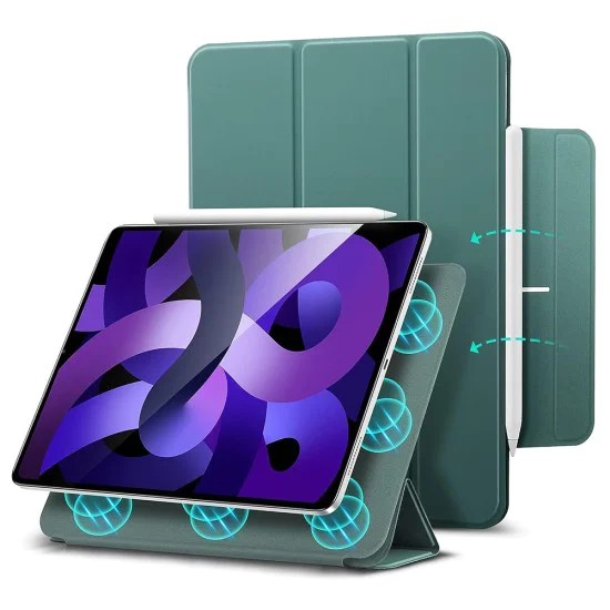 Калъф за iPad Pro 11 2018 / iPad Air 4 / 5 / 11 (2020/2022/2024) - ESR Rebound Magnetic - Forest Green