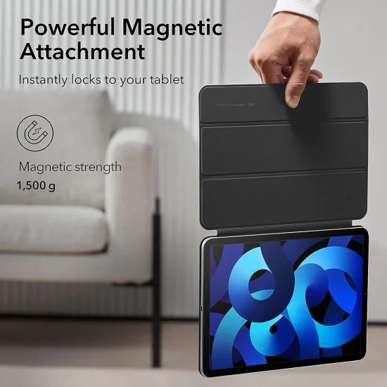 Калъф за iPad Pro 11 2018 / iPad Air 4 / 5 / 11 (2020/2022/2024) - ESR Rebound Magnetic - Черен
