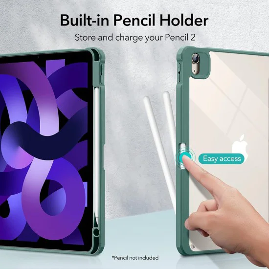 Калъф за iPad Pro 11 2021 / iPad Air 4 / 5 (2020/2022) - ESR Rebound Hybrid Pro - Forest Green