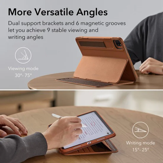 Калъф за iPad Pro 12.9 (2021/2022) - ESR Shift Magnetic - Кафяв