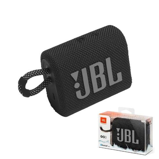 Безжичен високоговорител с BT 5.1, IP67 - JBL (GO3) - черен