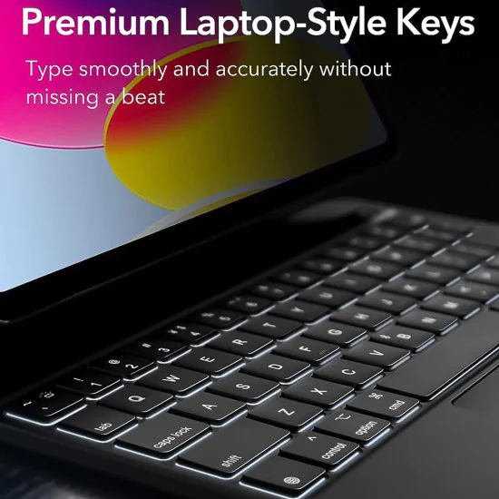 Калъф за iPad 10 (2022) 10.9 - ESR Rebound Magnetic Keyboard - Черен