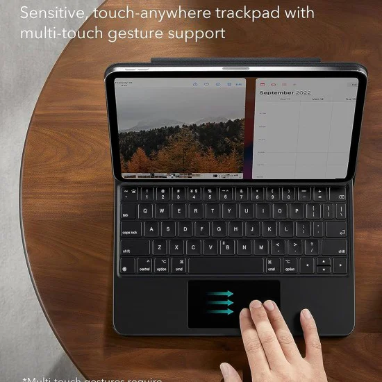 Калъф за iPad 10 (2022) 10.9 - ESR Rebound Magnetic Keyboard - Черен