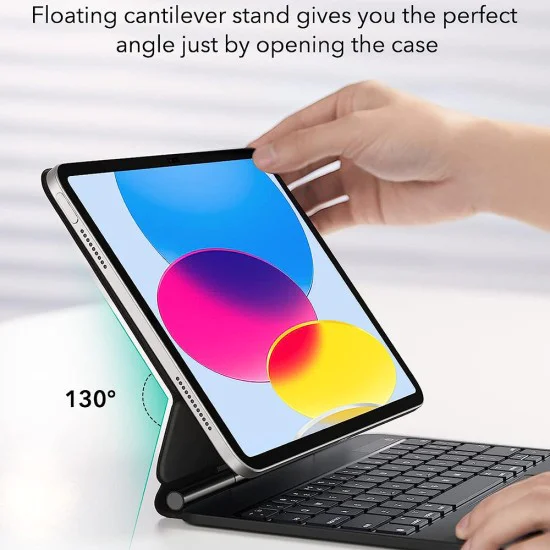 Калъф за iPad 10 (2022) 10.9 - ESR Rebound Magnetic Keyboard - Черен
