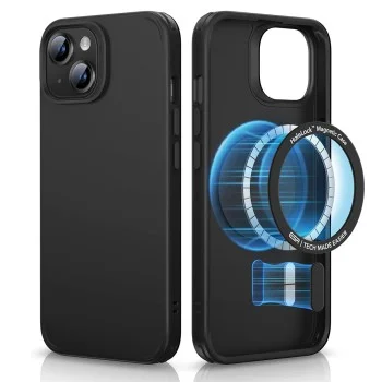 Калъф за iPhone 13 / 14 - ESR Classic Hybrid HaloLock - Черен