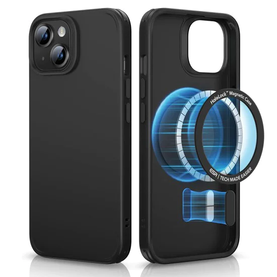 Калъф за iPhone 13 / 14 - ESR Classic Hybrid HaloLock - Черен