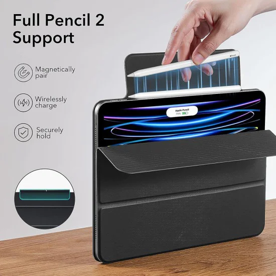 Калъф за iPad Pro 11 (2018 / 2020 / 2021 / 2022) - ESR Rebound Magnetic - Черен