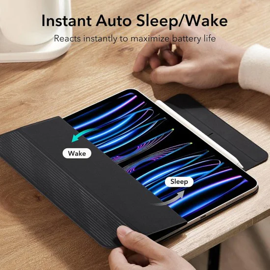 Калъф за iPad Pro 11 (2018 / 2020 / 2021 / 2022) - ESR Rebound Magnetic - Черен