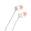 Слушалки с кабел, жак - JBL T110 (JBLT110WHT) - бели