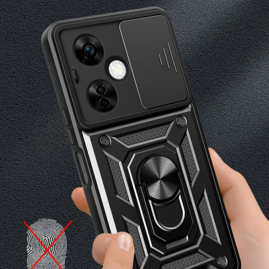 Калъф за OnePlus Nord CE 3 Lite - CamShield Series - черен